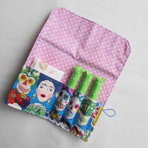 Sewing Pattern Pad & Tampon Holder PDF, Privacy Wallet PDF Pattern, Feminine Product Case Tutorial, Sanitary Pad Pouch PDF Sewing Pattern image 2
