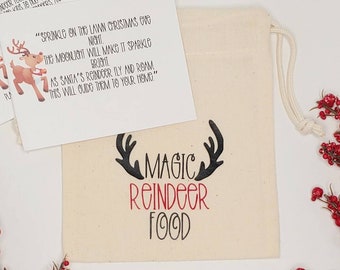 Magic Reindeer Food Bag | Christmas Eve Activity | Christmas Gift Box Gift Idea