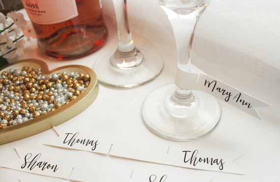Name Tags For Wine Glasses Champagne Markers Glass - Wine Glass Stem Name Tags Name Tags For Wine Glasses Champagne Markers Glass - Wine Glass Stem Name Tags