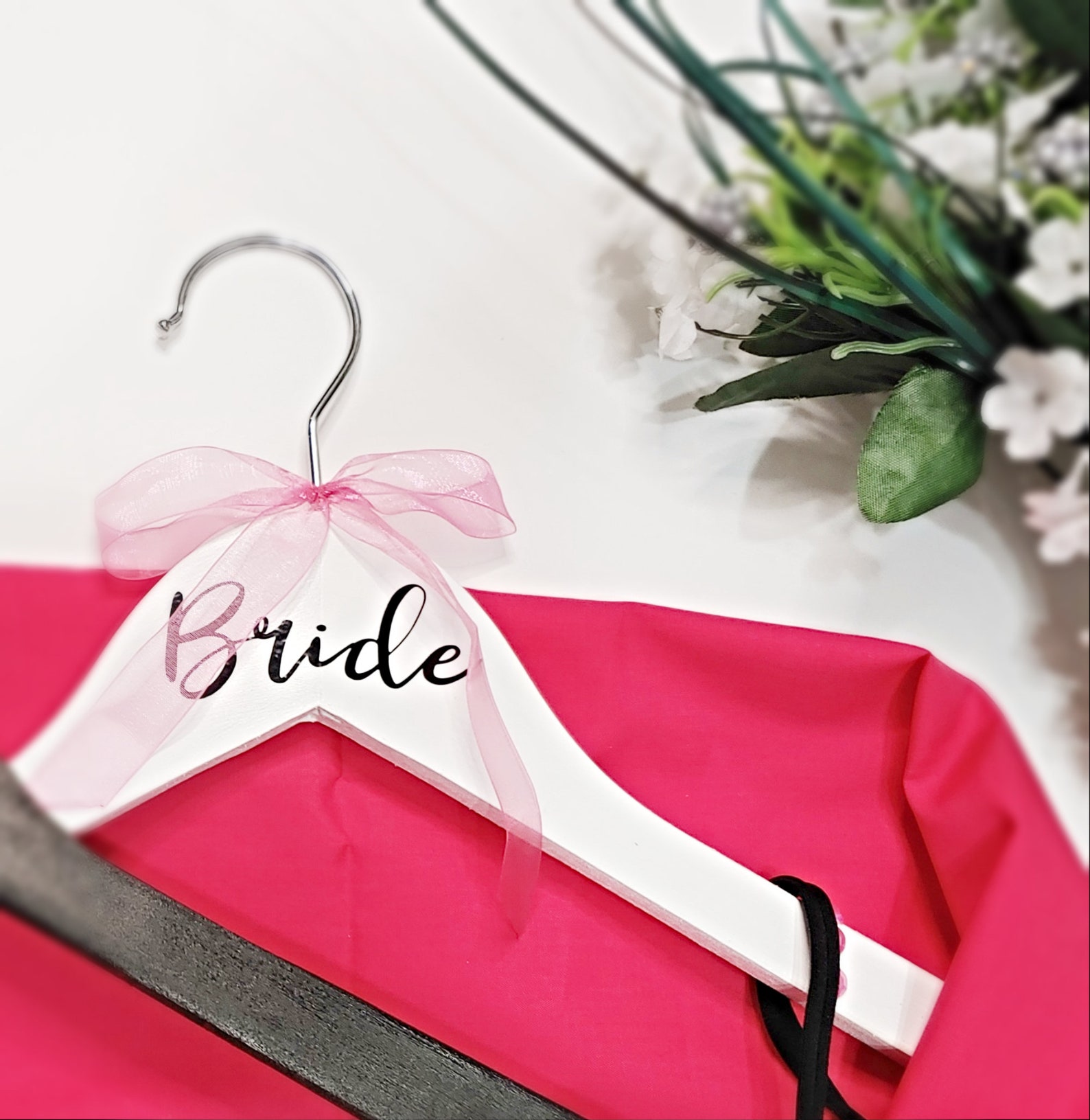 Wedding Dress Hanger Bridal Gown Hanger Brides Robe Hanger Etsy