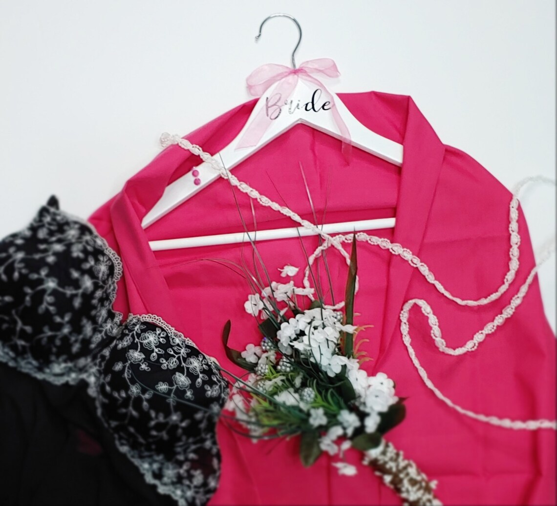 Wedding Dress Hanger Bridal Gown Hanger Brides Robe Hanger Etsy