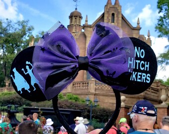 Haunted Mansion Minnie Ears Headband, Hitchhiking Ghosts, Halloween Costume