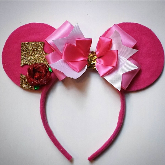 Sleeping Beauty Princess Aurora Inspired Minnie Mouse Ears  display picture 1