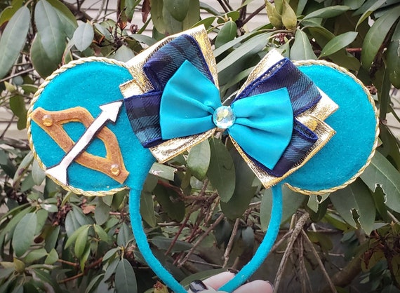 Brave Merida Inspired Minnie Ears Headband with Tsum
Tsum Princess Merida Brave Ears , Disney Princess Minnie Ears  main image 2