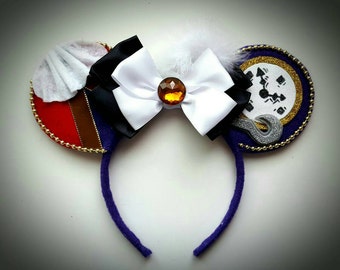 Captain Hook Peter Pan inspired Minnie Mouse Ears
