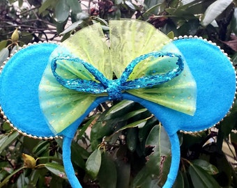 Drisella Evil Step Sister Halloween inspired Minnie Mouse Ears Headband Cinderella