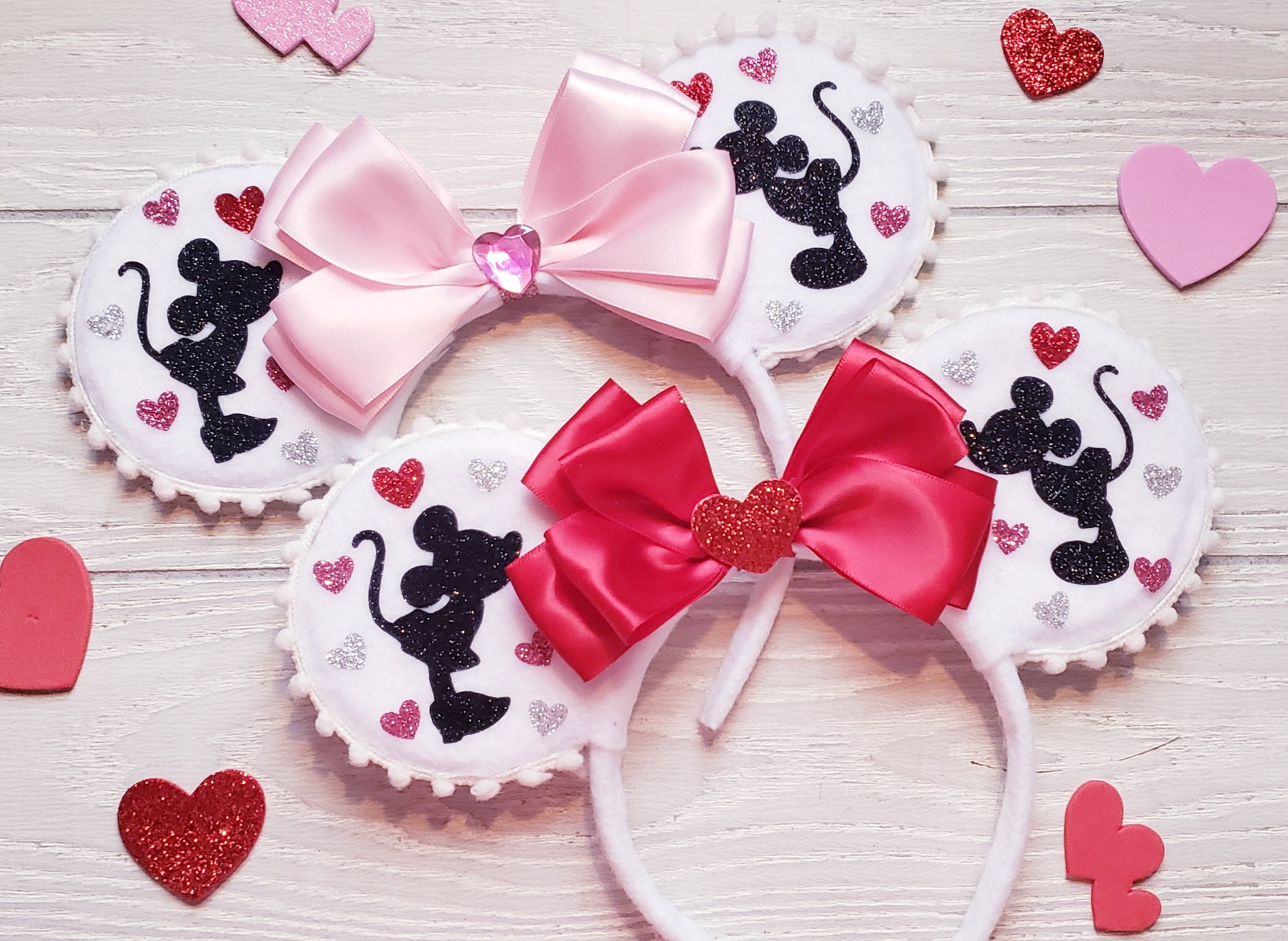 Loungefly Disney Mickey and Minnie valentines headband wdhb0119-1.jpg main image 2