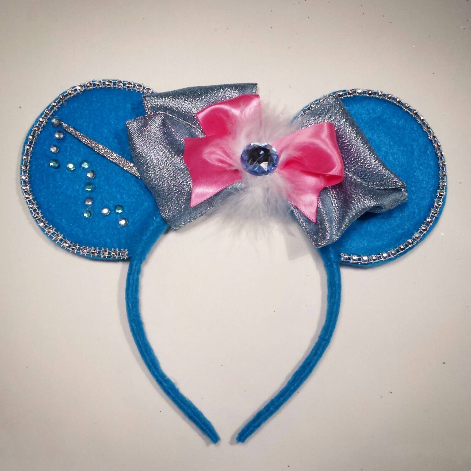 Cinderella Fairy Godmother Wand inspired Minnie Mouse Ears