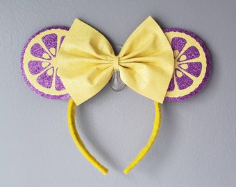 Violet Lemonade inspired Minnie Mouse ears Flowers and Garden Festival