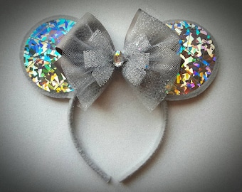 Spaceship Earth Epcot inspired Minnie Mouse Ears Headband Adult Child Girl Boy