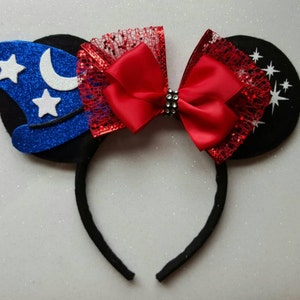 Fantasia Mickey Mouse inspired Minnie Mouse Ears Headband Holywood Studios