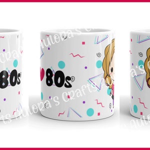 I love 80s Mug design