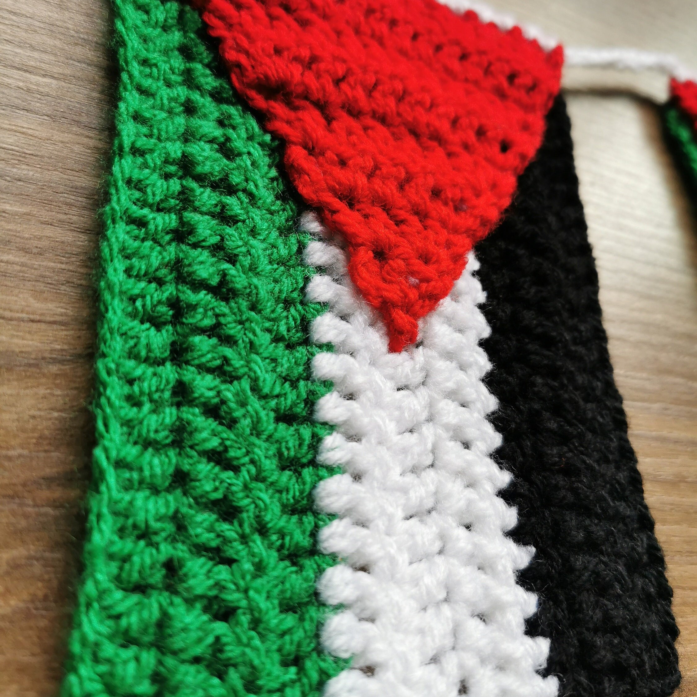 Guirlande 30 Drapeaux Palestine 10m - Bannières Décoratives Rectangulaires Pour Extérieur