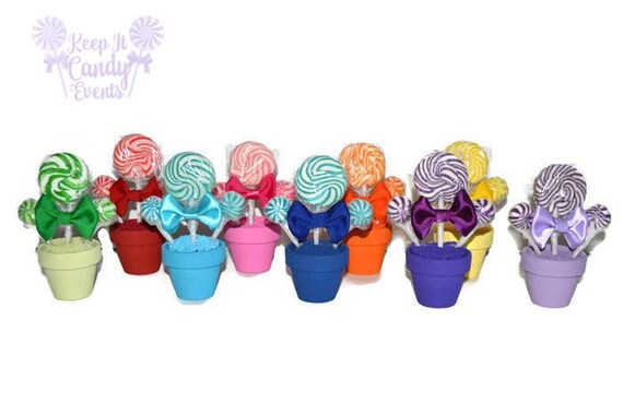 Custom Mini Lollipop Arrangement, Wedding Favor, Birthday Favor, Party Favor, Shower Favor, Baby shower, Bridal Shower, Candy Favor, Edible Il_570xn