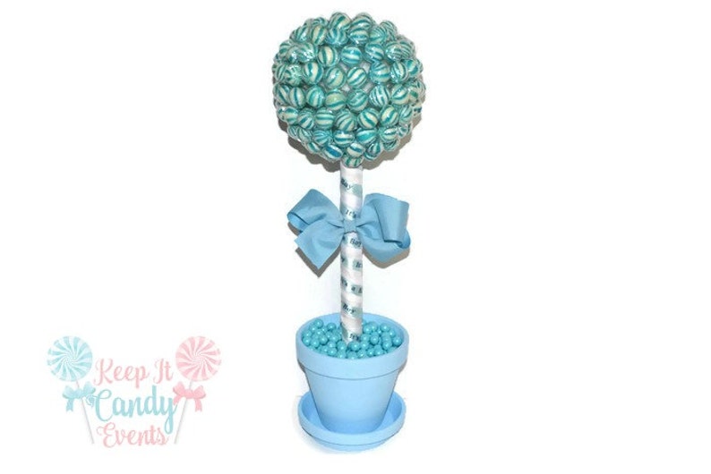 Blue Lollipop Baby Shower Topiary Its A Boy Centerpiece Etsy Blue Lollipop Baby Shower Topiary Its A Boy Centerpiece Etsy