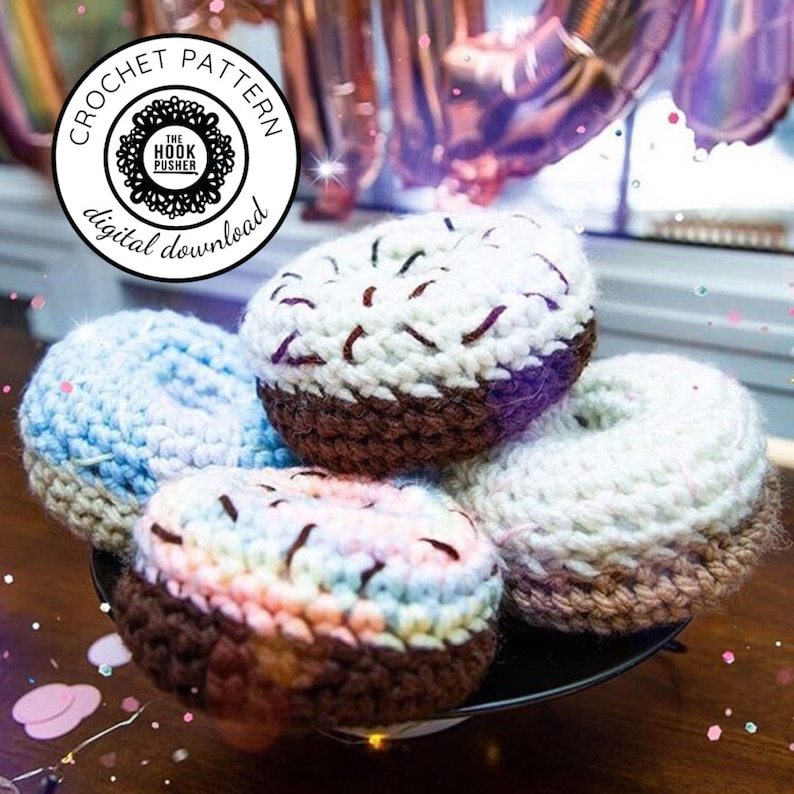 Best Doughnut Ever Crochet Pattern, donut crochet pattern image 1