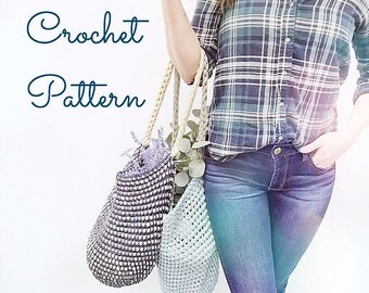 Not Your Nonna's Market Bag - Crochet Pattern