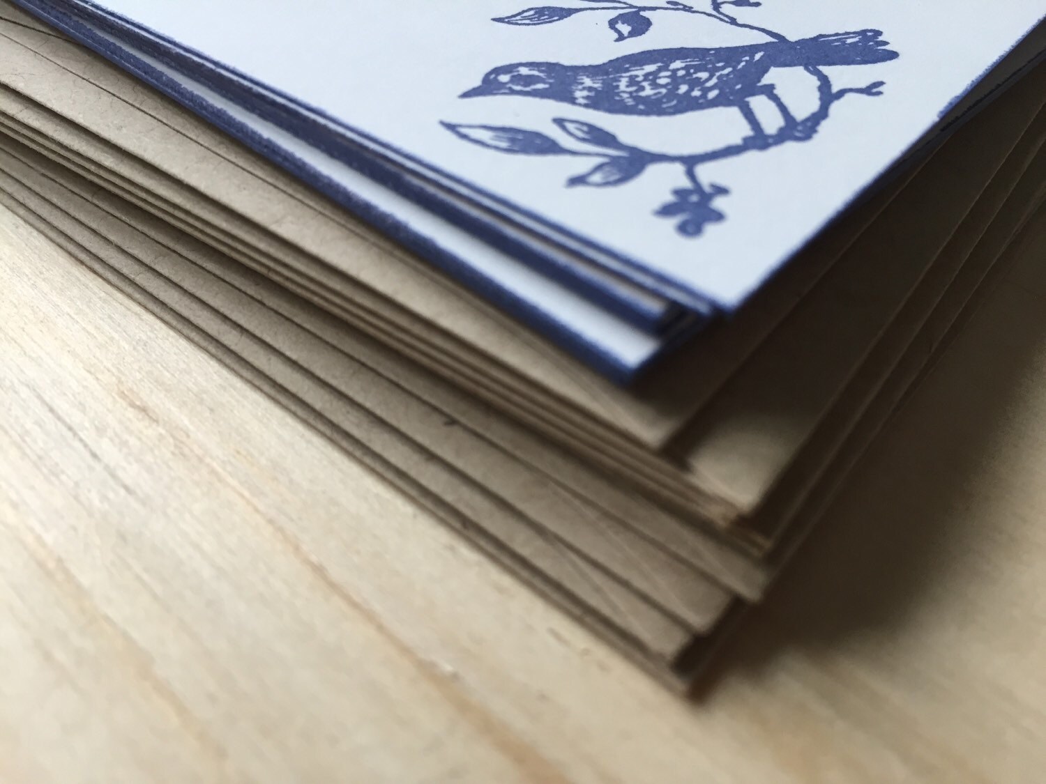 Vintage Inspired Flat Note Cards and Envelopes Bird Etsy