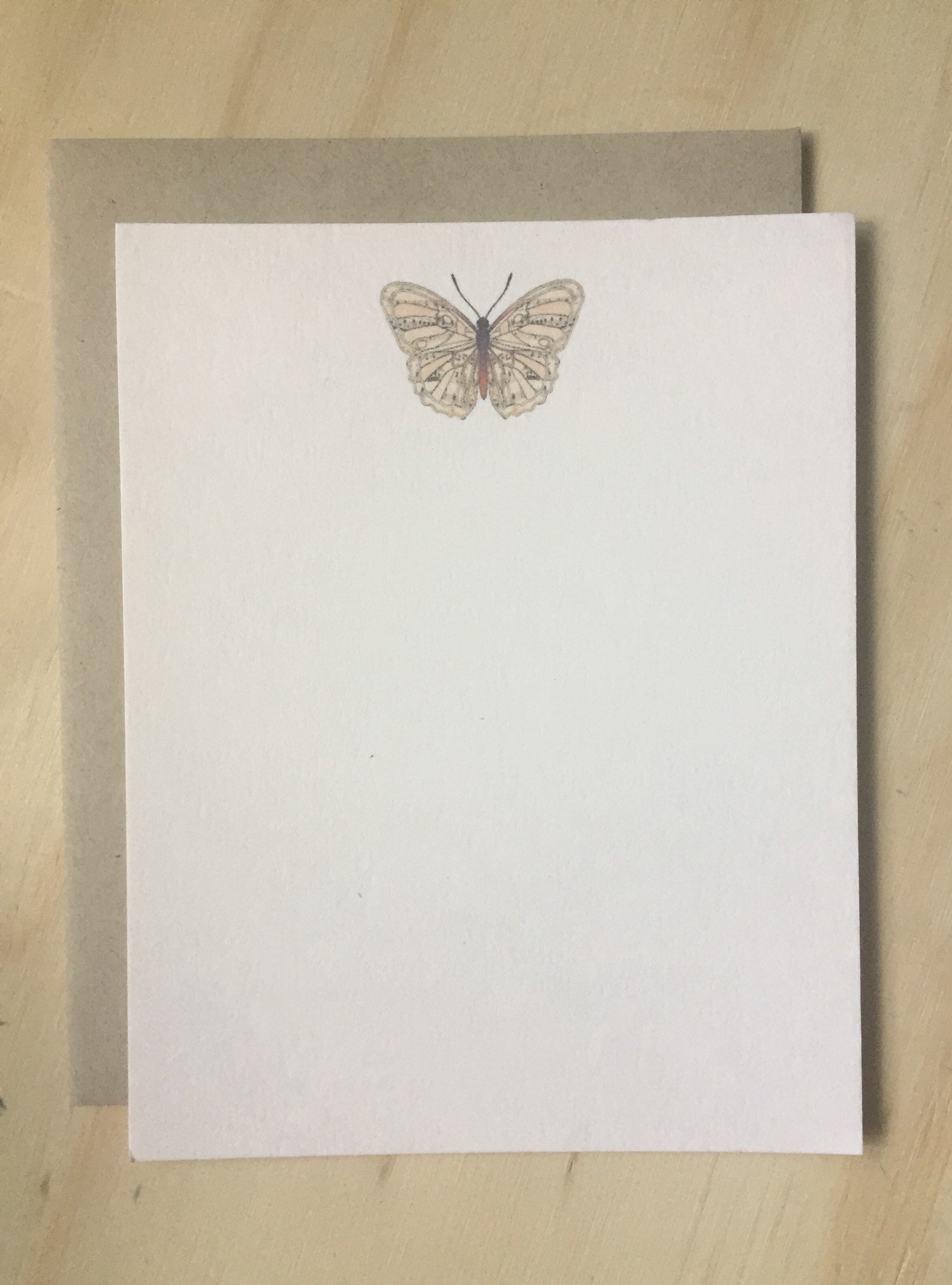 Vintage Butterfly Note Cards, Stationery Set, Personalized - Etsy