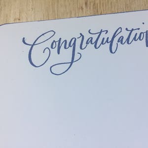 cartes de notes de félicitations, vintage inspiré, cartes à note plate / enveloppes, ensemble de papeterie félicitations
