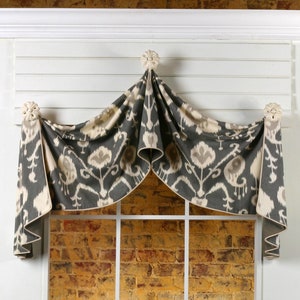 Pull Up Arched Valance Pattern by Pate Meadows - Drapery Supplies,DIY Window Treatments, Beginner to Advance Sewing Level, Valance Patterns