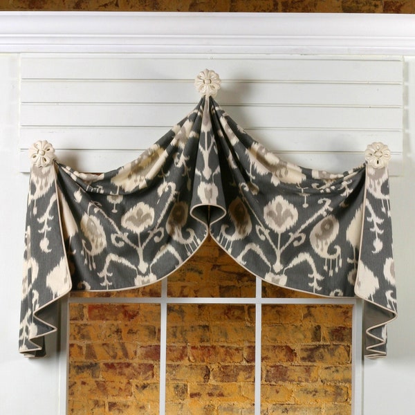 Pull Up Arched Valance Pattern by Pate Meadows - Drapery Supplies,DIY Window Treatments, Beginner to Advance Sewing Level, Valance Patterns