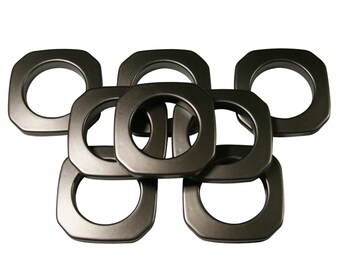 Square Drapery Rings Etsy