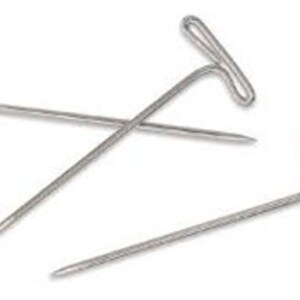 T Pins #28 -1 .75 inches and  #32-2 inches- 50 Pk - 800 Pk for Sewing and Slipcovers Sewing Pins Handmade Curtains DIY Quilting Supplies