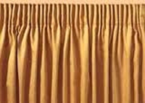 Pencil Pleat Tape #&4 Pencil Pleat Curtain Tape Sew & Pull Cords 4 Tape / 3 Yards