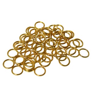 Sew On Brass Rings 50 Pack -- DIY Roman Shades Supplies -  Roman Shades  Sewing Supplies  Window Shades   Roman Shade Brass Rings