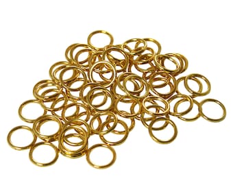 Sew On Brass Rings 50 Pack -- DIY Roman Shades Supplies -  Roman Shades  Sewing Supplies  Window Shades   Roman Shade Brass Rings