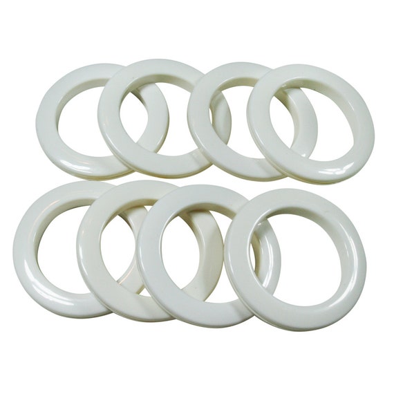 Gp15 W White 15 Plastic Curtain Grommets 1 7 8 Inside Etsy