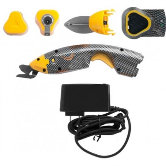 EC Cutter Kit, Recharable Battery, Cuts Stacks of Fabric, Electric Cutter, Electric  Scissors, Cordless Scissors, Battery Shears 