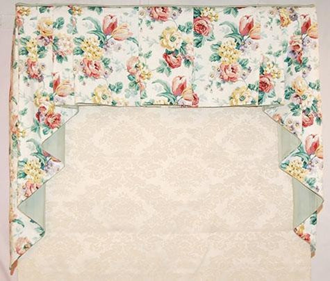 Jabot Valance Template 4 Pam Damour DIY Valance Sewing Etsy
