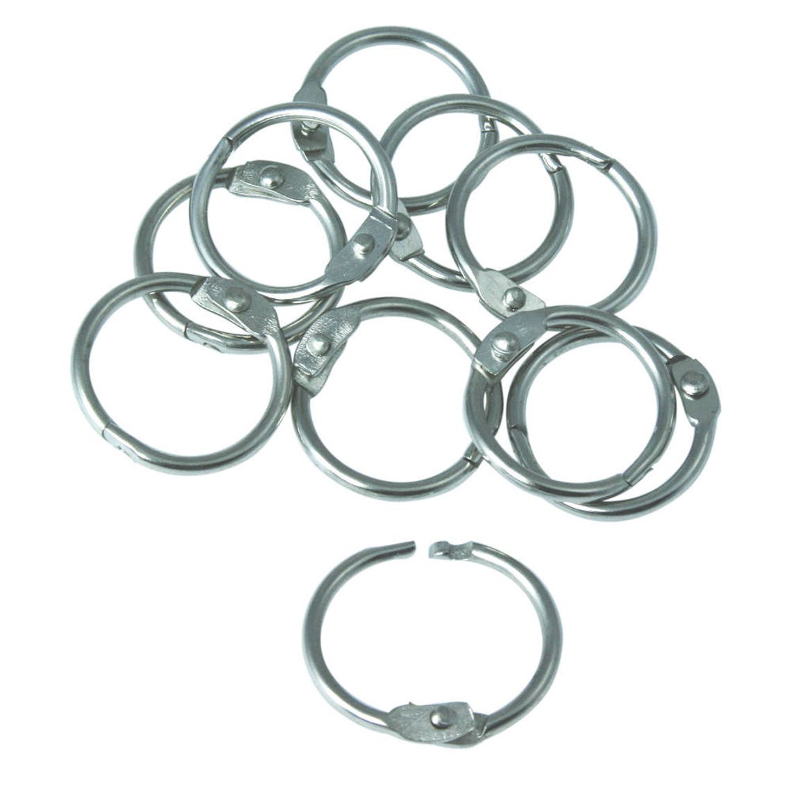 Nickel Plated Snap Rings Metal Split Rings Roman Shades - Etsy