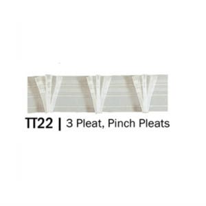 36 Yds Translucent Triple Pinch Pleat Tape 36 Yds -x2 3/4&quot; Wide Drapery Tape Sewing DIY Home Decor Handmade Drapes or Curtains  22-TT22-36