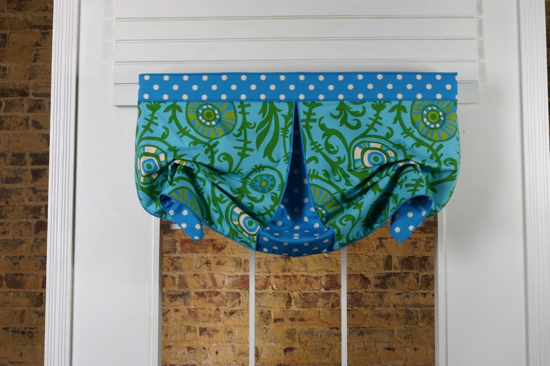Pate Meadows Abigail Valance Mock Pleated Balloon Image 0