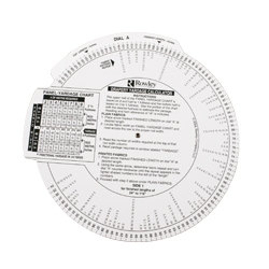 Drapery Yardage Calculator Etsy