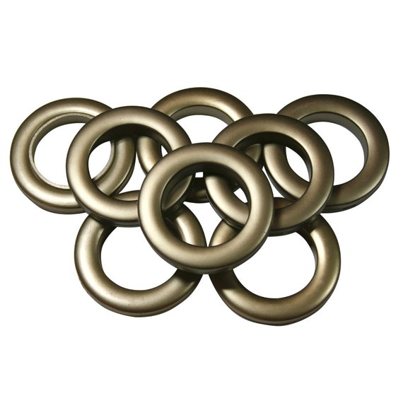 Antique Brass Plastic Curtain Grommets 8 1 3/8 10 Etsy