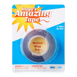 Hugo's Amazing Tape, Hugo's Tape, Hugo's Amazing Tape 1" Wide, Hugo's amazing Tape 2" Wide, Non Adhesive Tape, Stretch & Press Tape