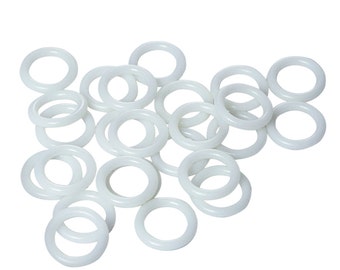 1000 Sew On UV White Rings - Roman Shade Supplies  22-ST15W-1000  SALE