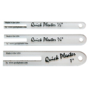 Mini Quick Pleater Perfect Pleat Set Sewing Pleaters Window Treatment Pleating DIY Home Decor Tool 3-QPM