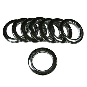 GP15-C Chrome  #15 Plastic Curtain Grommets  1 7/8&quot; Inside Diameter 8 per pack  DIY Drapery Supplies Curtains Craft Grommet