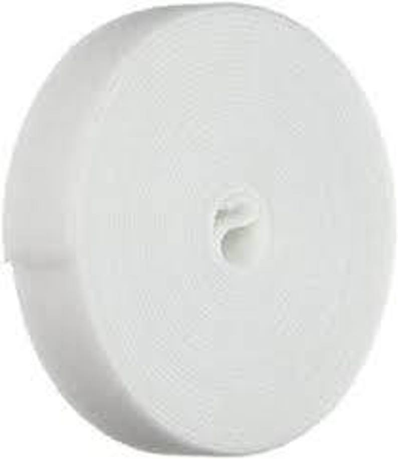 Hook and Loop Tape By The Yard 1 Wide White Sew On Or Use Sealah No Sew Press andStick Adhesive