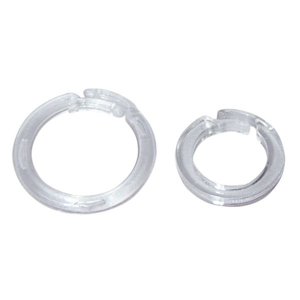 Clear Split Rings, 25  Small Rings, Balloon Split Rings,  Large Split Rings, Small Split Rings, Plastic Split Rings, 25 Large Split Rings