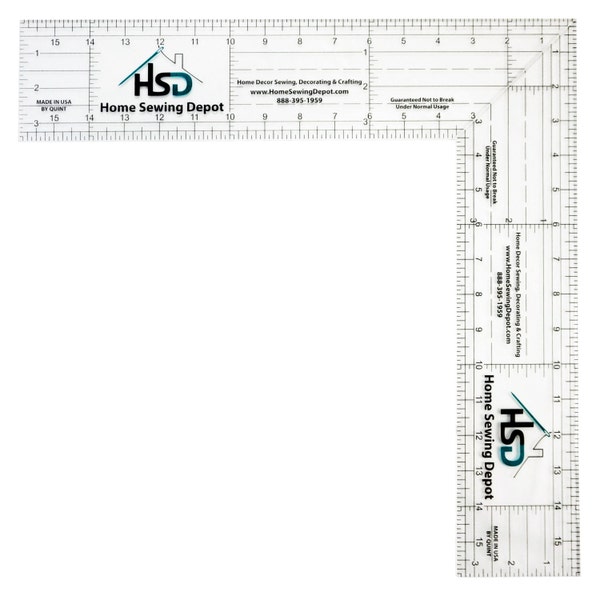Regla cuadrada plegable de 40 cm para acolchado, costura, manualidades y carpintería. Regla de 40 cm (11-16-FS). Suministros para manualidades, bricolaje, decoración del hogar, accesorios de costura.