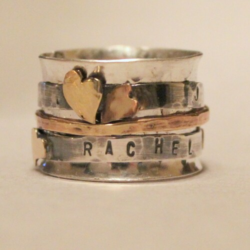 Mothers Day Ring Personalized Ring 14K 