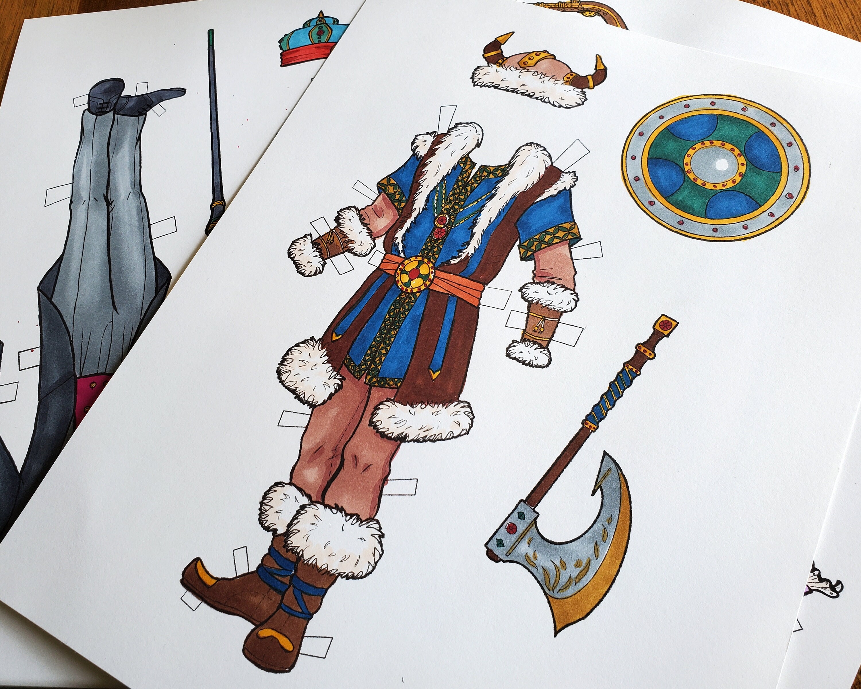 Coloring Paper Doll Prince