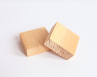 Wood Block - 3 Rubber Stamp Wood Block - Wood Block - Handmade Rubber Stamps Blocks - Wood Carving Tools - Rubber Stamp Tool