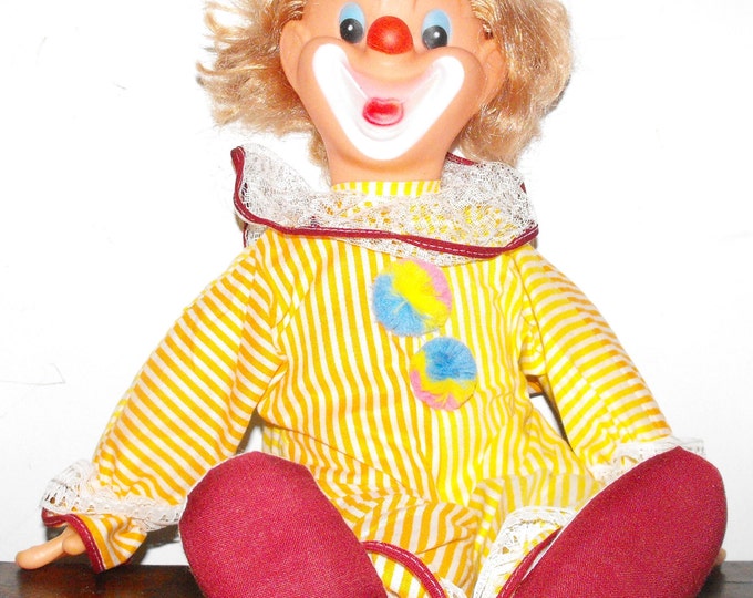 Vintage Laughing Clown Battery Operated Etsy